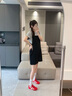 CAMILA KSENIA德訓(xùn)鞋女士2025新款夏季休閑百搭阿甘運(yùn)動鞋薄款氣質(zhì)拼色平底板鞋 紅色 36 曬單實(shí)拍圖