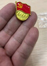 優(yōu)和（UHOO）新黨徽【不褪色】鍍金標(biāo)準(zhǔn)款 最新版2025黨徽胸章 20倍雙面強(qiáng)磁扣（100個裝+送10個）厚度2mm 0980 曬單實(shí)拍圖