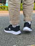 特步（XTEP）男鞋黑色運動(dòng)鞋網(wǎng)鞋夏季透氣網(wǎng)面鞋輕便跑步鞋男士休閑鞋官方正品 黑色【官方正品旗艦】 42 曬單實(shí)拍圖