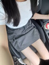 巧丂美式工裝短裙女半身裙小個(gè)子2025新款夏季高腰顯瘦a字遮胯包臀裙 灰色 自帶安全褲 L 建議111-125斤穿 曬單實(shí)拍圖