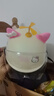 踏燕3C認證hellokitty頭盔電動(dòng)車(chē)kt貓四季秋冬可愛(ài)女士?jì)和踩?KT貓A款+kt粉白+風(fēng)車(chē) 3C認證 高清透明鏡片 曬單實(shí)拍圖