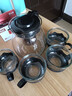 【京東物流】茶壺套裝大容量玻璃茶杯帶濾網(wǎng)耐高溫茶具 1000ml壺+4只蓮花杯 曬單實拍圖