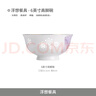 景德鎮(zhèn)（jdz）輕奢描金碗碟餐具單個(gè)家用自由組合吃飯碗面碗釉上彩玲瓏瓷器散件 浮想-6英寸面碗*2 曬單實(shí)拍圖
