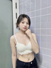 Carey Kay無鋼圈文胸小胸聚攏顯大舒適調(diào)整型性感蕾絲少女文胸女士內(nèi)衣胸罩 香檳白（厚款3CM厚） M /75AB=34AB（單文胸） 曬單實拍圖