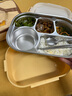 樹(shù)可不銹鋼飯盒小學(xué)生專用一年級(jí)上學(xué)食品級(jí)分格隔便當(dāng)盒兒童餐盒 曬單實(shí)拍圖