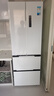 美的（Midea）418法式多門(mén)四開(kāi)門(mén)電冰箱超薄平嵌小戶(hù)型家用冰箱一級能效國家補貼20%大容量無(wú)霜MR-418WFPE白色 曬單實(shí)拍圖