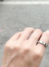 紀博馳卡家足銀戒指情侶戒指一對素圈男士女生對戒七夕情人節禮物送女友 4N足銀999【單男戒】閉口16-25號 曬單實(shí)拍圖