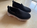 斯凱奇（Skechers）男鞋夏季透氣網(wǎng)面閃穿健步鞋輕便一腳蹬運(yùn)動(dòng)休閑鞋子男送父親禮物 曬單實(shí)拍圖