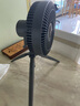 摩飛電器（Morphyrichards）電風(fēng)扇小型無線戶外便攜無線落地扇長續(xù)航帶燈露營扇家用辦公可折疊吊扇速降溫低噪臺式風(fēng)扇MR3701 【太空灰】18H長續(xù)航 曬單實(shí)拍圖