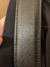 萬寶龍MONTBLANC 男士針扣黑/棕色雙面腰帶皮帶120x3cm 113834 七夕禮物 曬單實拍圖