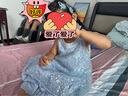 迪士尼艾莎女童公主連衣裙子新品連衣裙子女童夏裝夏季2025新款兒童衣服 曬單實(shí)拍圖