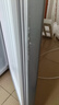 愛妻小冰箱迷你小型家用冷藏冷凍兩用宿舍出租房用雙門辦公室電冰箱節(jié)能省電 【一級能效】104CK186銀色【三天約一度電】 曬單實(shí)拍圖