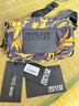 VERSACE JEANS COUTURE 范思哲男包 男女通用織物巴洛克徽標(biāo)圖案斜挎胸包腰包 E72YA4B9O 黑色 曬單實(shí)拍圖