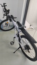 SANGPU折疊自行車成人山地車公路學(xué)生男變速賽車越野單車通勤城市代步女 頂配輻條-白黑【升級(jí)厚輪胎】 24寸21速【適合身高150-170cm】 曬單實(shí)拍圖