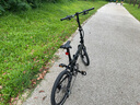 大行（DAHON）20寸大行折疊自行車20變速雙牙盤鋁合金車架前后線碟剎單車KBA005 黑色【BA接頭+油碟】 曬單實(shí)拍圖