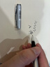 斑馬牌（ZEBRA）拔帽簽字筆 晶燦金屬質感中性筆 0.5mm子彈頭商務禮品筆 C-JJ4 銀色桿黑芯 曬單實拍圖