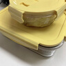 希樂(lè)扣小黃鴨玻璃飯盒上班族帶飯便當(dāng)盒微波爐餐盒大容量保鮮盒 三隔+包 曬單實(shí)拍圖