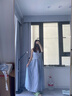 禾戀淑吊帶連衣裙海邊2025夏季新款女裝度假裙長(zhǎng)裙純欲藍(lán)色裙子甜美風(fēng) 格紋吊帶連衣裙【藍(lán)色】 M 【建議95-110斤】 曬單實(shí)拍圖
