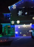 潔能輝落雪3d動態(tài)特效投影燈logo店鋪門頭戶外亮化創(chuàng)意雪花氛圍射燈定制 40W靜態(tài)冬日雪花-防水 曬單實拍圖