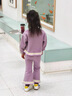 G.DUCKKIDS小黃鴨童裝女童春裝洋氣套裝兒童衛(wèi)衣可愛兩件套寶寶春秋季衣服 紫色套裝 130 (建議115-125cm 5.2-7周歲) 曬單實拍圖