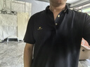 報喜鳥短袖POLO衫男裝【涼感匹馬棉】2025夏季新款商務(wù)休閑POLO衫衣服男 曜石黑 L -48(175/96) 曬單實拍圖