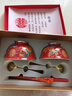 拓進(jìn)德國進(jìn)口品質(zhì)龍鳳喜碗對碗一對結(jié)婚碗筷套裝陪嫁妝新婚禮物送新人 新款龍鳳碗*2+合金筷勺+花邊盤【 曬單實(shí)拍圖
