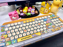 羅技（Logitech）琥珀系列K98M機械鍵盤(pán)無(wú)線(xiàn)藍牙雙模AI客制化熱插拔gasket結構游戲辦公電腦筆記本個(gè)性鍵帽98鍵盤(pán) K98M-摸魚(yú)指南鍵帽 98鍵 曬單實(shí)拍圖