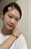 中國黃金（CHINA GOLD）黃金六字真言手鏈男女款足金箴言轉(zhuǎn)運珠編織手繩生日禮物送男友 【今/次日達】六字真言手鏈【黑繩】約0.9g 曬單實拍圖