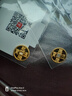 中銀鑫行黃金吊墜足金999五帝幣手鏈轉(zhuǎn)運珠金錢幣DIY編繩手串手繩 乾隆通寶（克重多退少補） 約0.5g 曬單實拍圖