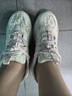 斯凱奇（Skechers）糕糕鞋女鞋夏季厚底增高休閑鞋蕾絲透氣戶外運(yùn)動(dòng)鞋松糕鞋117520 曬單實(shí)拍圖