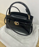 CHARLES&KEITH鱷魚紋凱莉包手提斜挎婚包包女包生日禮物七夕禮物CK2-50270880-1 Black黑色 S 曬單實拍圖