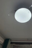 美的（Midea）風(fēng)扇燈餐廳吊扇燈led臥室燈隱形扇葉遙控三防燈具熟睡風(fēng)包安裝 曬單實(shí)拍圖