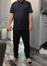 FILA 斐樂官方POLO衫男2025夏季透氣男士針織翻領(lǐng)短袖t恤商務(wù)休閑上衣 曬單實(shí)拍圖