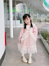 G.DUCKKIDS小黃鴨童裝公主裙女童連衣裙春秋季中小童女孩甜美長(zhǎng)袖網(wǎng)紗裙子 粉色-cmmoimg 120 適合110-120cm年齡6-7歲 曬單實(shí)拍圖