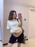 MDUG孕婦短褲夏季外穿孕婦短褲孕婦褲夏季外穿托腹褲冰絲褲安全打底褲 【夏季孕婦休閑短褲】杏色 XL(建議體重120-150斤) 曬單實(shí)拍圖