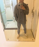 熊貓·本（ben.panda）襯衫男新款防曬休閑百搭寬松基礎(chǔ)logo純色情侶長袖開衫上衣 深灰色 莫代爾面料 M 曬單實拍圖