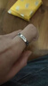 MEXNIA奢侈品飾品新款pt950鉑金碎碎冰戒指女士爆閃白金對(duì)戒男女情侶款 男款[活口]5.5-5.7克面寬約4 曬單實(shí)拍圖