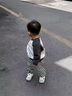DISNEY迪士尼夏季休閑童鞋防滑學(xué)步鞋舒適透氣男童百搭嬰幼童室內(nèi)鞋 白黑 19 曬單實拍圖