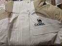 駱駝（CAMEL）三防沖鋒衣戶(hù)外登山服防風(fēng)防水防污三合一時(shí)尚運動(dòng)外套 A23CA31070，淺摩卡/流云白，女 S 曬單實(shí)拍圖