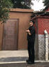 主意范（ZHUYIFAN）彈力柳葉彎刀冰絲牛仔褲男胖子大碼腿粗屁股大顯瘦純色微喇褲子男 黑色（升級(jí)款）高品質(zhì) XL 125-140斤 曬單實(shí)拍圖