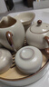 尚言坊汝窯功夫茶具整套帶茶盤(pán)家用辦公室高檔陶瓷喝茶杯茶盤(pán)茶壺套裝 2【4杯輕暢版】暢意套裝 曬單實(shí)拍圖