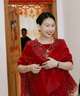 結(jié)婚慶禮媽媽晚禮服2025新款大氣高貴檔端年輕奢高級(jí)喜婆婆婚宴裝 酒紅色加披肩2件套 XL 曬單實(shí)拍圖