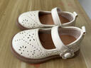 G.duck小黃鴨女童春秋季鏤空小皮鞋女寶寶時(shí)尚公主涼鞋嬰兒軟底防滑單鞋 米色 21 內長(cháng)約15.0cm 曬單實(shí)拍圖