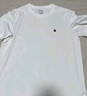 杰克·瓊斯（JACK&JONES）25年男裝T恤男夏季T恤舒適男士短袖涼感多色上衣純色水洗不易走形 A06白色 M 175 曬單實(shí)拍圖