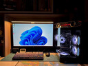 七彩虹（Colorful）海景房主機 i5 12600KF/RTX4060Ti 5060TI黑神話悟空電競游戲設計辦公電腦主機臺式組裝機 配五：12400F丨16G丨512G丨4060白色 曬單實拍圖