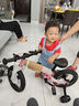 QPlay兒童自行車(chē)1-3-6歲平衡車(chē)二合一兒童單車(chē)腳踏車(chē)12寸miniby陶釉粉 曬單實(shí)拍圖