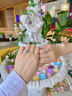Grace Girl鉑金為愛加冕情侶戒指結(jié)訂求婚鑲鉆對戒七夕情人節(jié)走心禮物送女友 鉑金50分培育鉆D/VVS/NGIC/活口 曬單實拍圖
