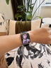 E-TREND適用蘋果手表表帶s10硅膠iWatch9雙色ultra2新款iwatch10夏天s8 灰黑 適用：iWatch10代46mm 曬單實(shí)拍圖