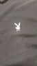 花花公子（PLAYBOY）T恤男短袖夏季男士polo衫翻領商務休閑上衣服高端男裝 黑色 XL 曬單實拍圖