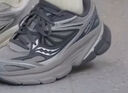 Saucony索康尼GUARD 2K復古跑鞋男女減震跑鞋透氣休閑鞋跑步運動(dòng)鞋子 深灰銀灰1 40.5 曬單實(shí)拍圖